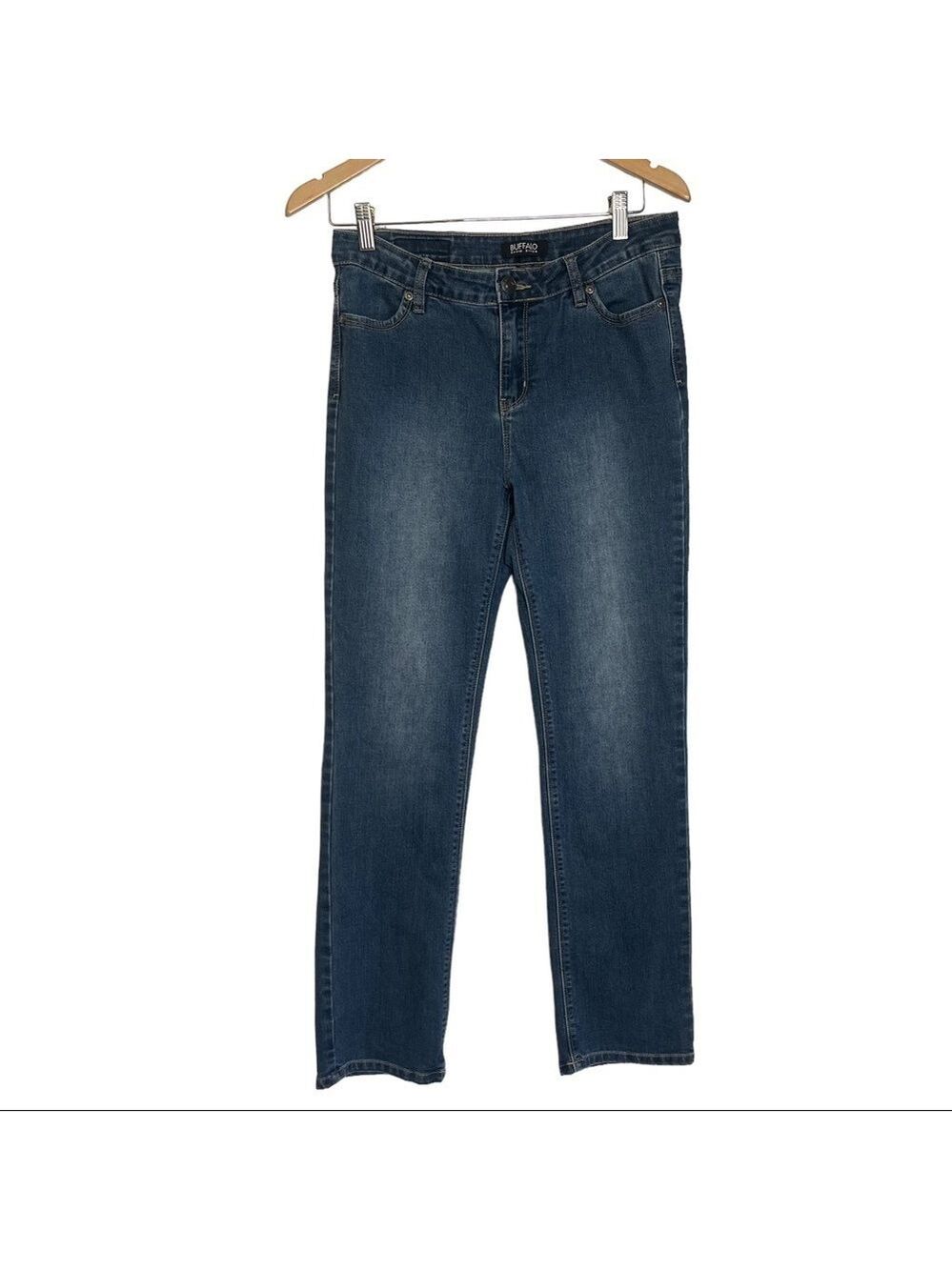 Buffalo Medium Wash Size 8 Medium Rise Skinny Blue Jeans 30